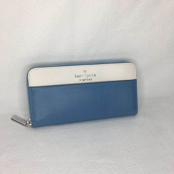Kate Spade Color Block Large Satchel Shoulder Bag & Wallet Set NWT - Picture 7 of 11
